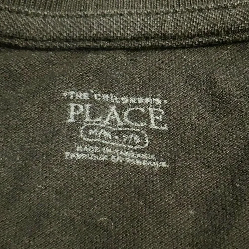 The Children's Place Boys‎ Black Polo Shirt Short Sleeve Uniform Casual